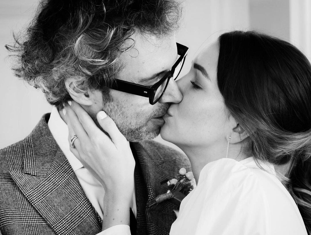 Micaela Breque el día en que se casó con el pianista britanico James Rhodes (Foto: IG/miquibreque)