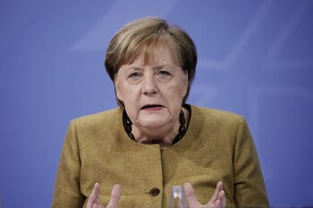 La canciller de Alemania, Angela