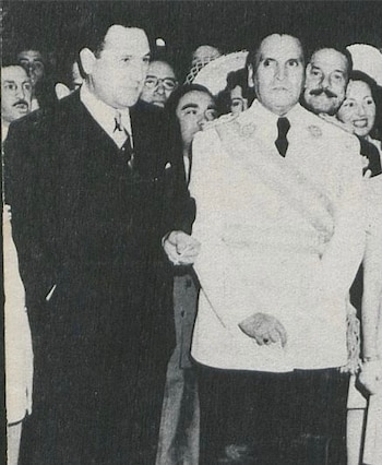 Juan Perón con Juan Filomeno