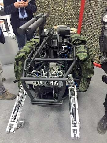 Robot de uso militar desarrollado