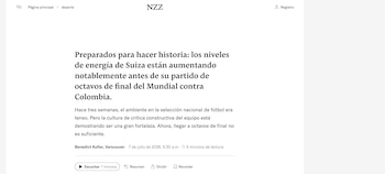 El cuadro "Cafetero" se volverá a medir ante los "Helvéticos" en el último partido que definirá un cupo a los octavos de final de Estados Unidos, México y Canadá