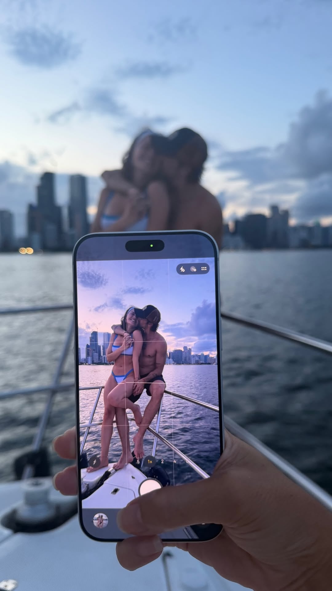 La primera salida náutica de Sofía Jujuy y su novio en Miami