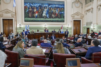 La sesión donde se trató la sanción a la fiscal Ballari