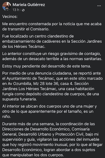 Mariela Gutiérrez Foto: captura de