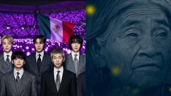 BTS en México: Suga sorprende con playera de María Sabina, curandera oaxaqueña, y enloquece al Army Mexicano