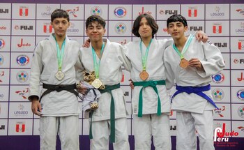 La delegación cadete de judo