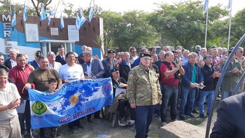 Emotiva ceremonia de los veteranos