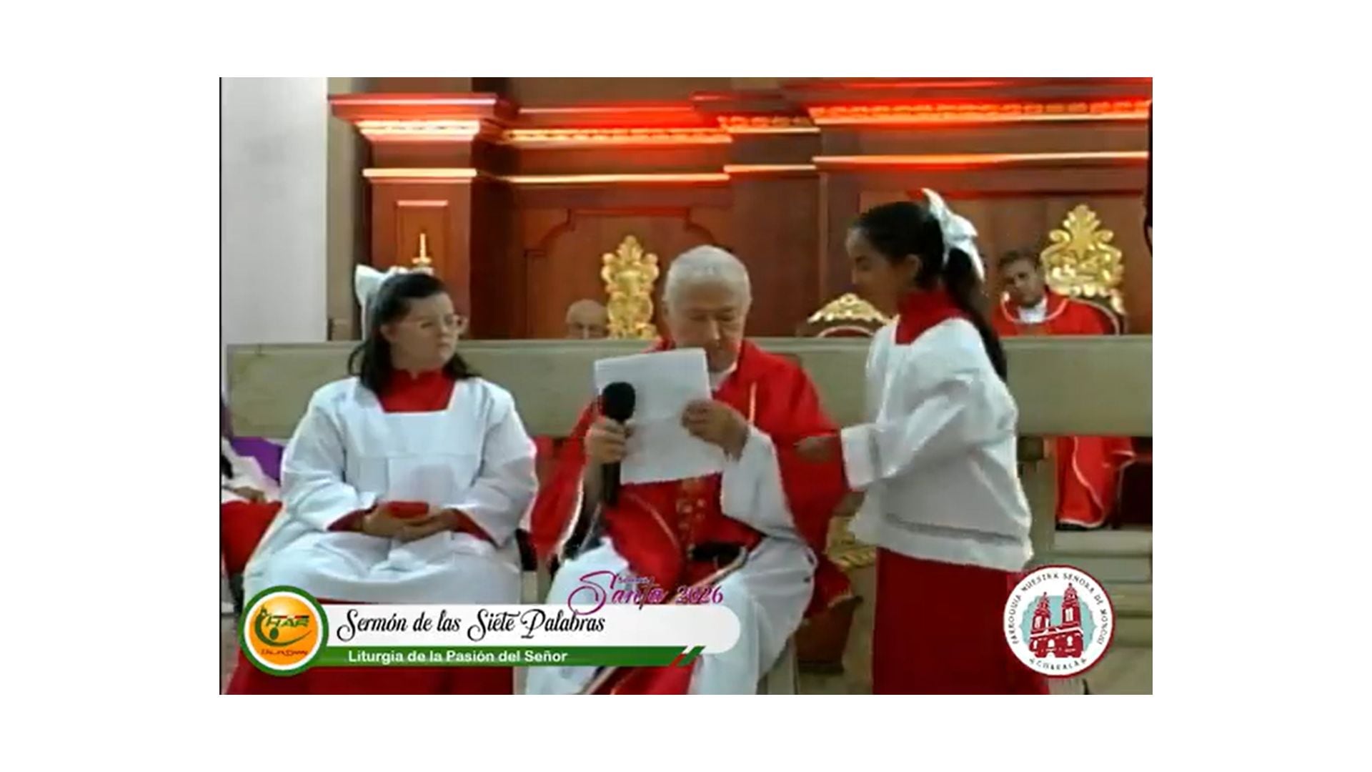 Usuarios en plataformas digitales expresaron su desacuerdo con la actitud del sacerdote hacia la menor - crédito Parroquia Nuestra señora de Monguí - Charalá Santander / Facebook