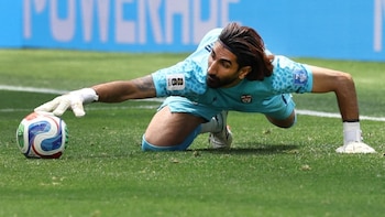 Alireza Beiranvand, el muro de Irán. - Crédito: AFP