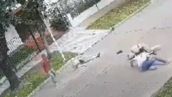 El matrimonio quedó tendido en