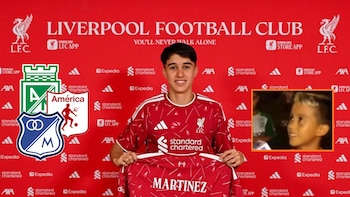 Video | Liverpool confirmó a Samuel Martínez: conozca cómo jugaba a los 10 años y su equipo favorito en Colombia