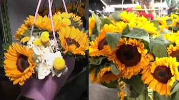 Flores amarillas en el Mercado