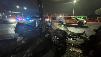 El accidente ocurrió la mañana