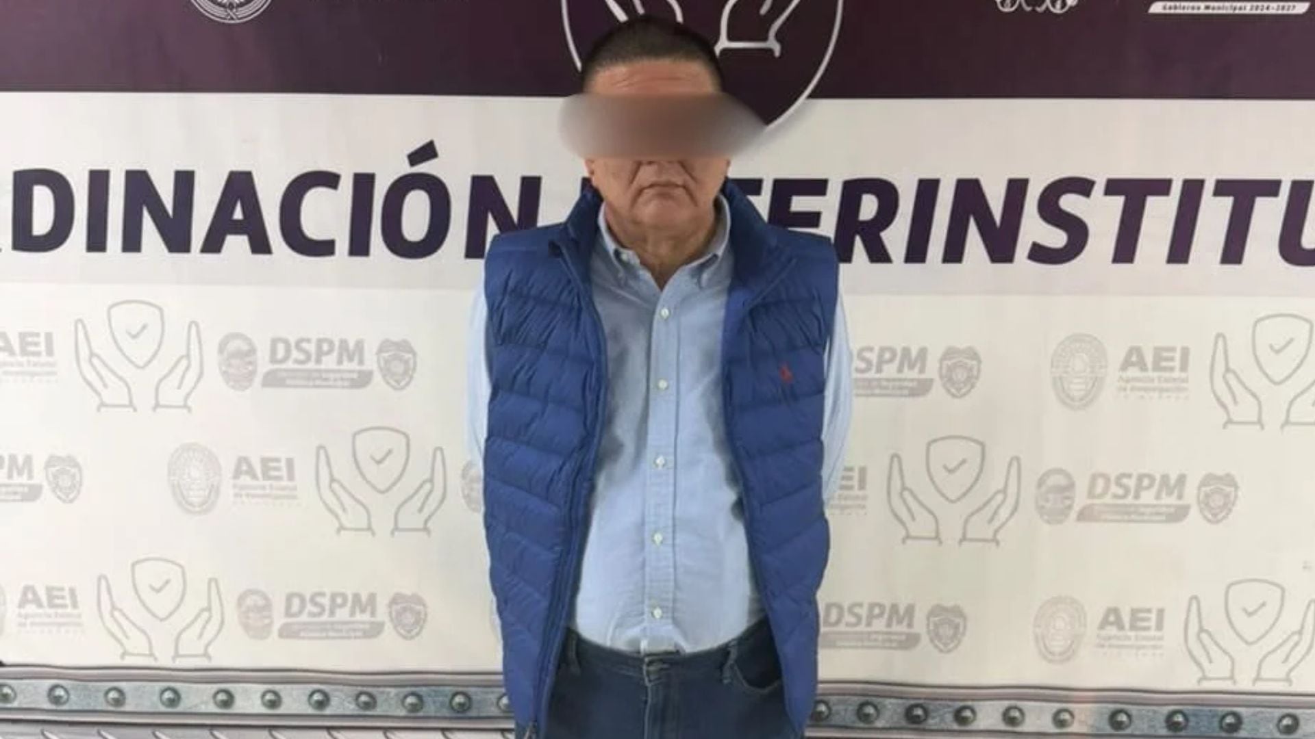 Fotografía del exfiscal tras su detención este 17 de octubre en Chihuahua. Crédito: Especial