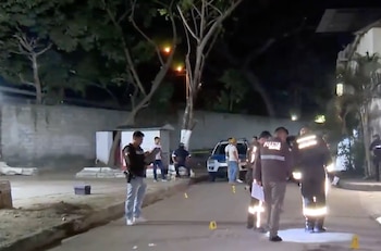 Las personas del sector indicaron que los sicarios llegaron en medio de un juego de voley. (Ecuavisa/Captura de video)