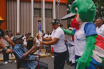 Recorrido de la antorcha de los Juegos Centroamericanos y del Caribe