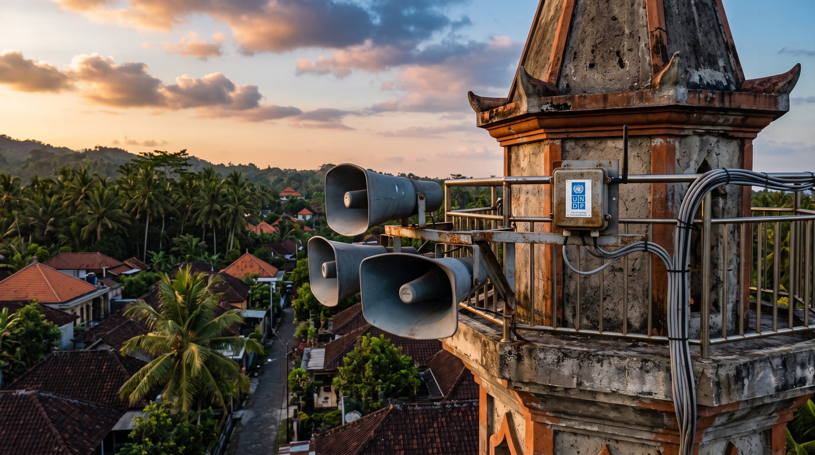Los altavoces de las mezquitas se prueban como red de alerta sísmica temprana en Indonesia (Imagen Ilustrativa Infobae)