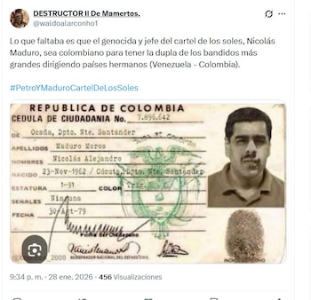 Varias cuentas en redes sociales