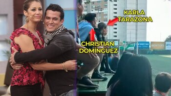 Karla Tarazona y Christian Domínguez