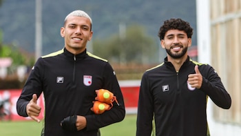 Delantero de Santa Fe salió lesionado tras partido contra Platense, confirmó que es duda para la vuelta contra Junior