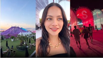 La actriz Natalia Reyes mostró paso a paso su recorrido por la ciudadela que construyó Shakira para sus conciertos en España: “Es un concepto”