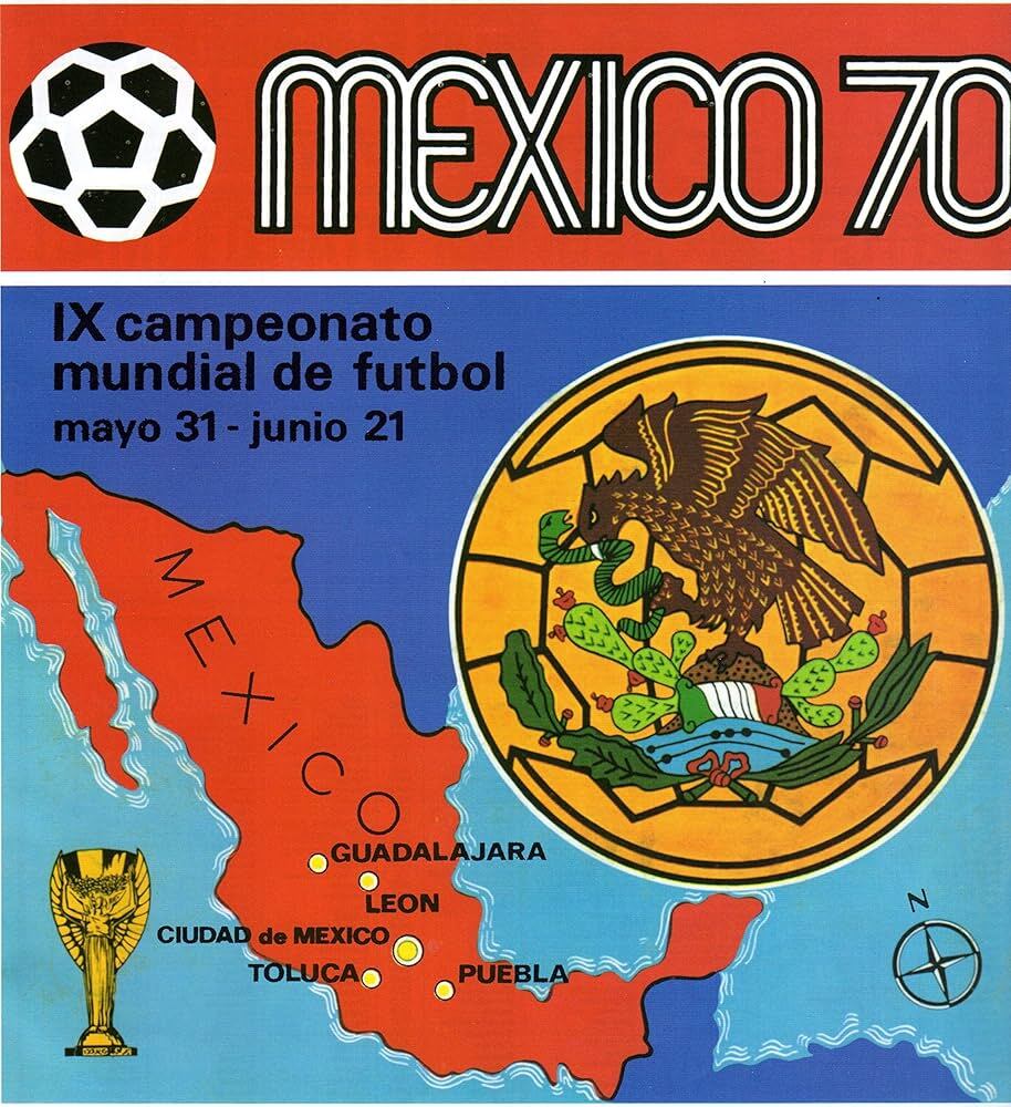 Esta es la portada del álbum de México 70 (PANINI Mx)