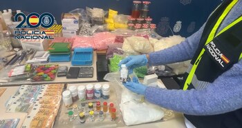 Imagen del laboratorio clandestino que