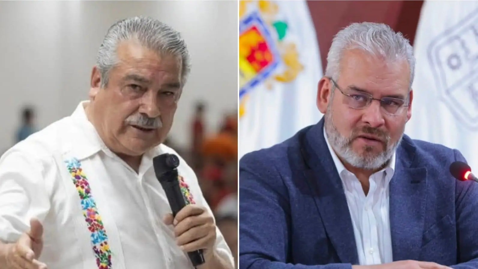 Raúl Morón y Alfredo Ramírez Bedolla protagonizan pleito rumbo a las elecciones de 2027.
Crédito: Apro