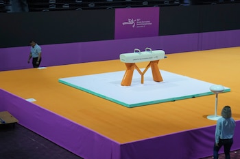 Este es el calendario de competencias para el Campeonato Mundial de Gimnasia Artística. (AP Foto/Dita Alangkara)