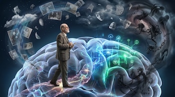 El estudio de la Universidad de Oslo identifica puntos de encuentro clave entre proyección psicoanalítica y predicción neurocientífica (Imagen Ilustrativa Infobae)