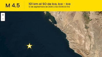 Temblor hoy en Perú EN VIVO: último sismo en Ica, epicentro y reporte del IGP del 12 de septiembre de 2026