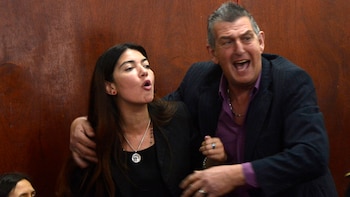 Vanessa festejó los 37 años de cárcel para su expareja. (Télam)