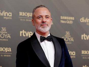 Javier Gutiérrez, en la alfombra