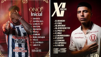 Alineaciones confirmadas en Alianza Lima vs Universitario por fecha 9 del Torneo Clausura de la Liga 1 2026.