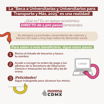 La beca está dirigida a