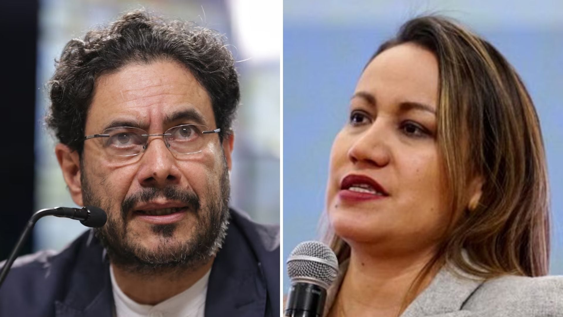 Iván Cepeda y Carolina Corcho detallaron el origen de los fondos y los principales rubros en los que invirtieron durante la campaña - crédito Colprensa y Federación Nacional de Departamentos