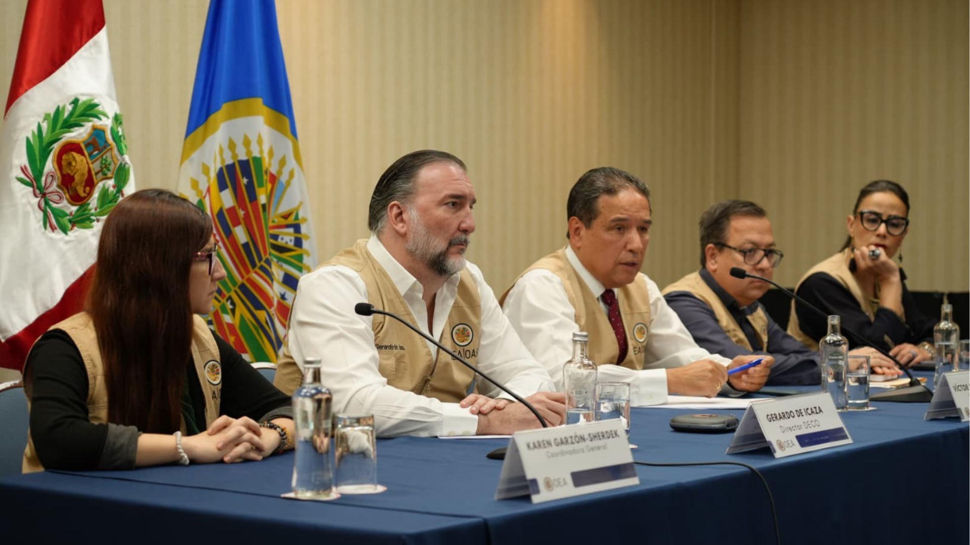 Observadores de la OEA piden paciencia mientras continúa el escrutinio electoral. (Foto: X/@OEA_oficial)