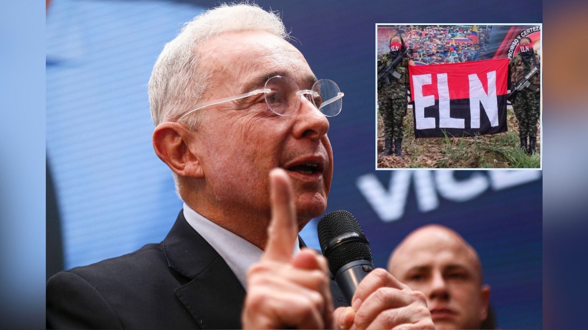 La denuncia apuntó a que el grupo armado ilegal buscaría más votos en apoyo a Iván Cepeda - créditos @DelegacionEln/X | Lina Gasca / Colprensa