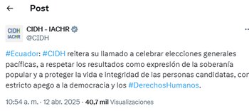 La Comisión Interamericana de Derechos