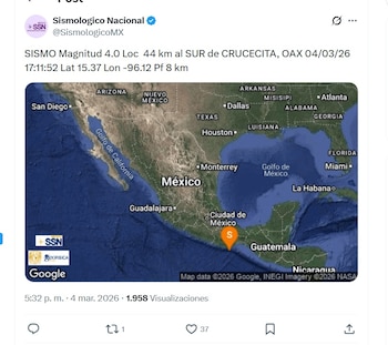 (X/ @SismologicoMX)