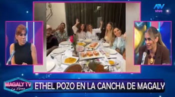 Magaly Medina critica a Janet Barboza y Edson Dávila tras la salida de Ethel Pozo de ‘América Hoy’. Captura: Magaly TV La Firme.