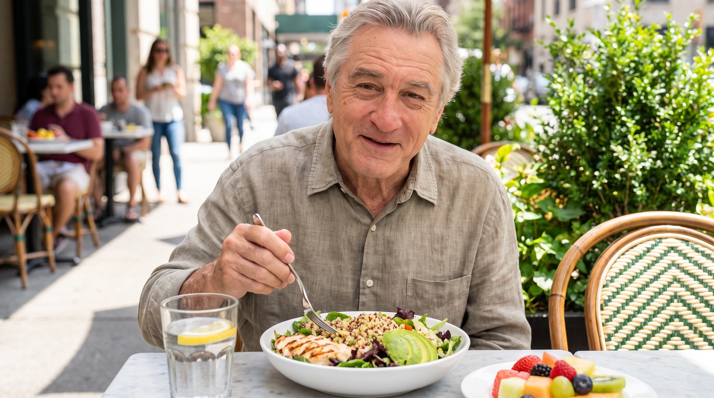 El entrenamiento de Robert de Niro combina trabajo cardiovascular y pesas adaptadas a su edad para sostener la resistencia y la masa muscular - (Imagen Ilustrativa Infobae)
