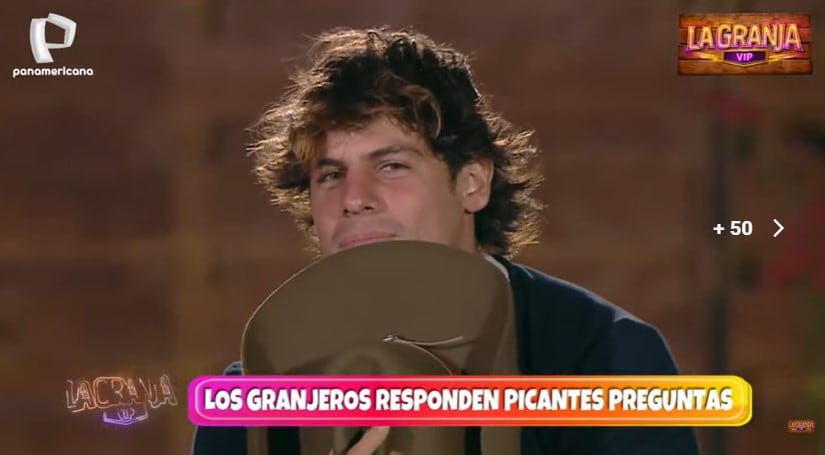 Renato Rossini Jr., concursante de La Granja VIP, se muestra reflexivo mientras confiesa que un romance con Samahara Lobatón habría sido posible