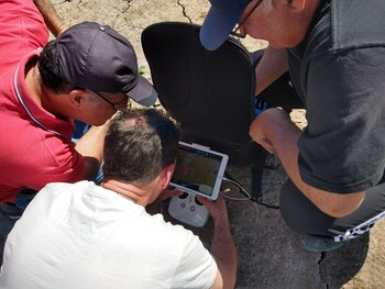 El equipo del Grupo Conservacionista