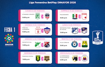 Partidos como Cali vs. Medellín,