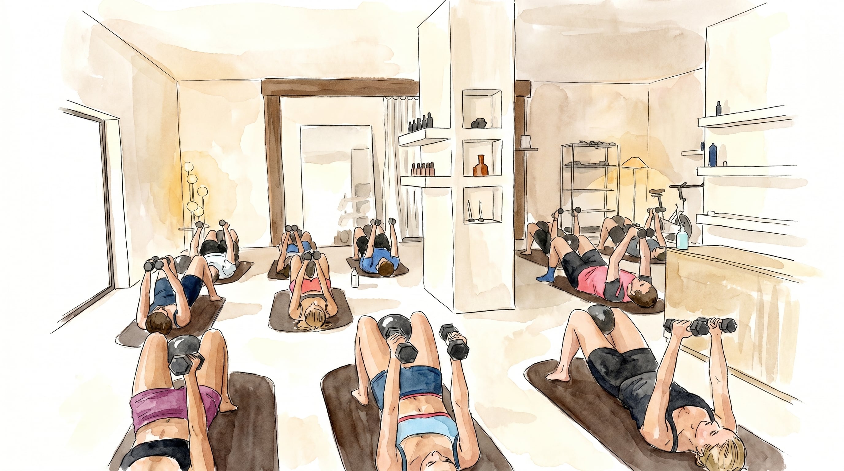 Cosmic cardio fusiona pilates, barra, fuerza y yoga en una propuesta integral de bienestar. (Imagen Ilustrativa Infobae)