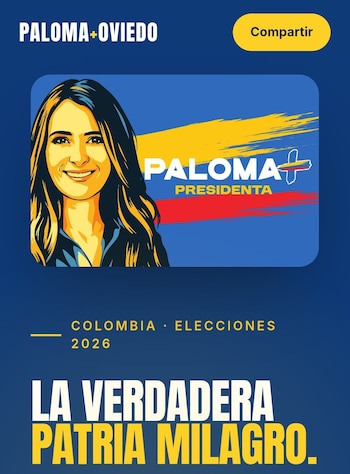 Un eslogan empleado por Paloma Valencia y Juan Daniel Oviedo, similar al de Abelardo de la Espriella y José Manuel Restrepo, suscita cuestionamientos sobre la originalidad y la legitimidad en la competencia electoral colombiana - crédito captura de pantalla / @JairoLadino_ / X