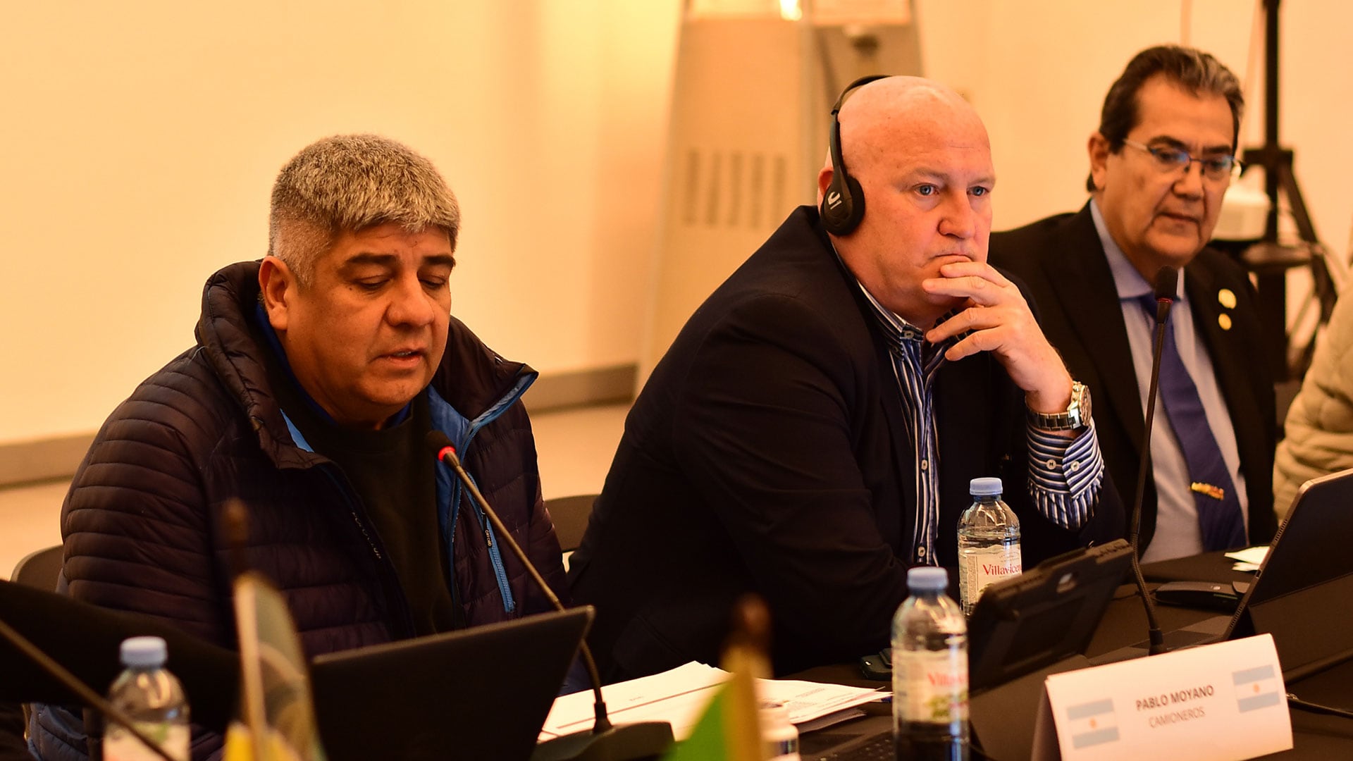 Pablo Moyano, en la reunión de la Federación Internacional del Transporte (ITF)