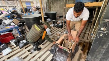 El cargamento estaba incautado en