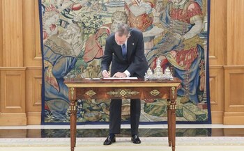 El Rey Felipe VI sanciona